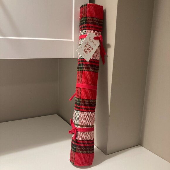NWT Sur La Table Tartan Floor Rug 2x3 - Picture 2 of 5